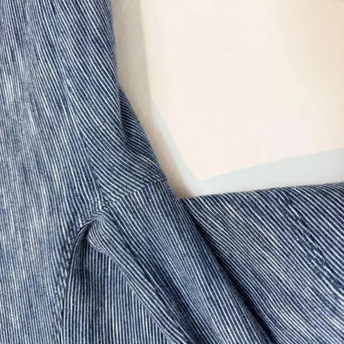 XCVI Wide Leg Cotton Pull On Smocked Pants Boho Lagenlook Beachy Coastal Medium