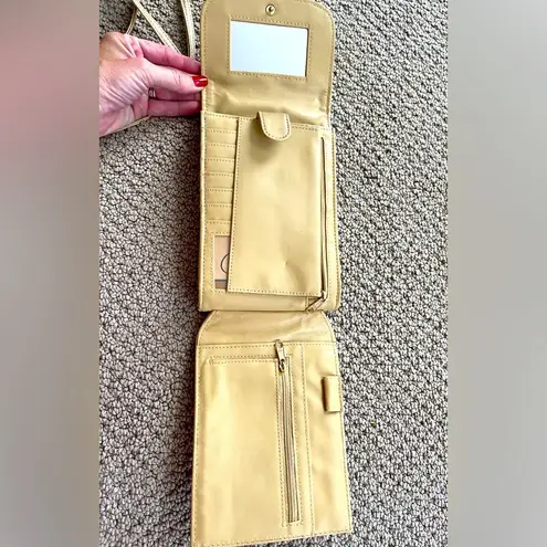 Rosetti Woman’s Crossbody Bag in Metallic Gold