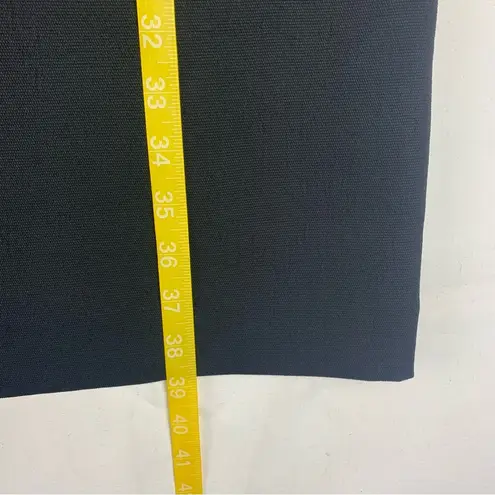 Babaton size 10 medium Black Sheath textured Dress V-Neck business casual