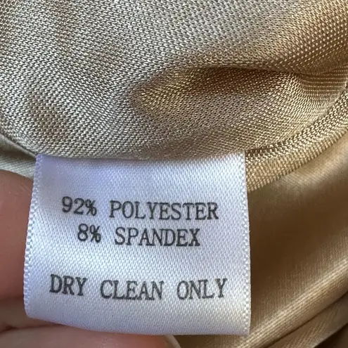 Alberto Makali Gorgeous Gold, Form Fitting, One Shoulder, Jewel Embellished Gown