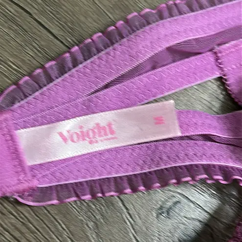 Voight Pink Garter Belt With Garters Size Medium