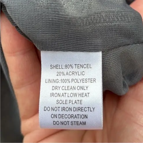 Peruvian Connection Knit Asymmetric Hem Dress Size Large