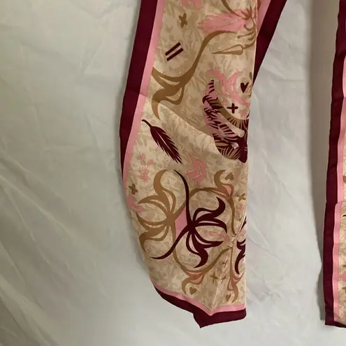 Ford: 2006 Pink/Maroon 100% Silk Scarf