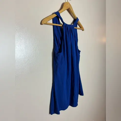 Tart SALE! Blue Gathered Back Sleeveless Top Size M EUC