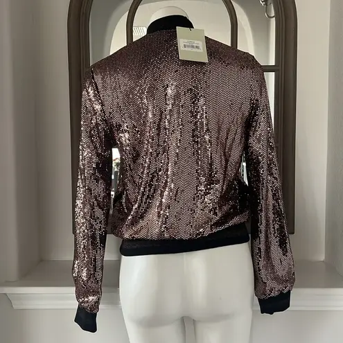 Pam & Gela Rose Mirror Ball Jacket, Size P/XS New w/Tag Retail $275