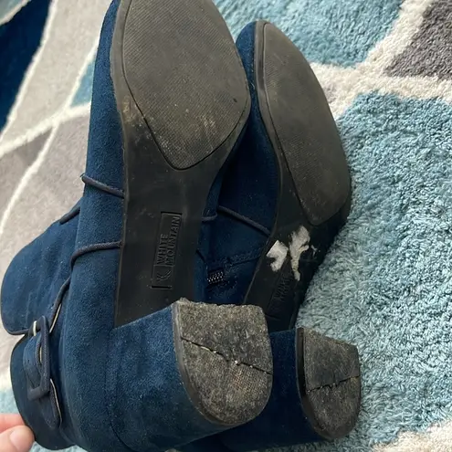 White Mountain  Blue Ankle Boots - Image 9