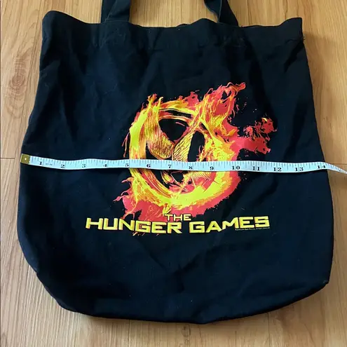The Hunger Games Black Tote Bag Flaming - Image 7