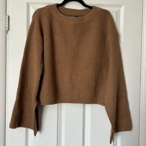 SheIn  Cropped Wide Sleeve Sweater - Size L