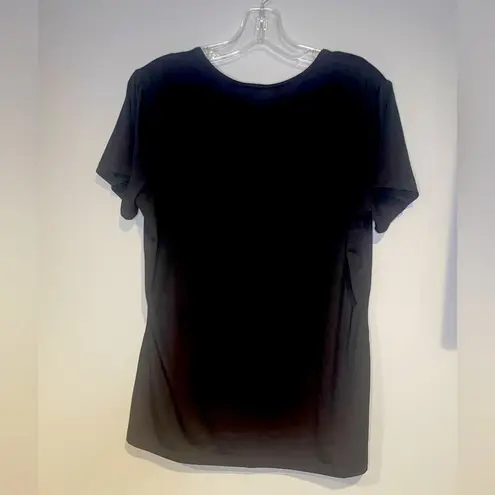 32 Degrees Heat 32 Degrees Cool T-Shirt Womens XL Black Scoop Neck Short Sleeve Soft