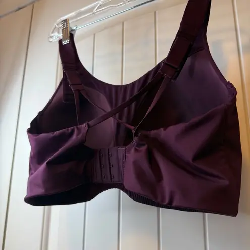 Calia Sports Bra Plum Purple Racerback Support Workout Fitness Activewear Large