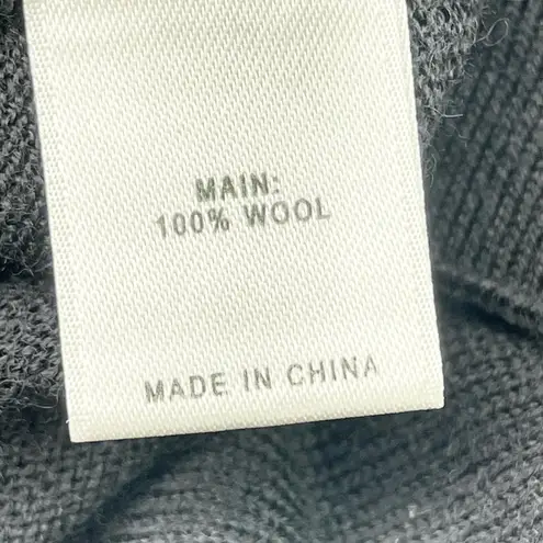 St. John Collection Sweater Womens XP US 0 Wool Minimalist Lagenlook Whimsigoth Black