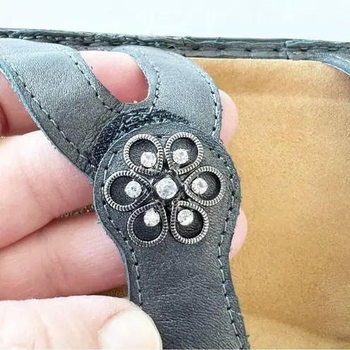 Naot Pewter Melody Double Strap Sandals Size 10