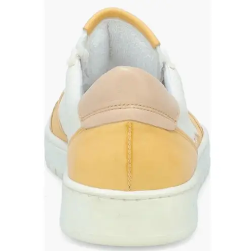 Miz Mooz Veronica Leather Sneaker Lightweight Yellow/White Size 7.5 Euro 38, NWT