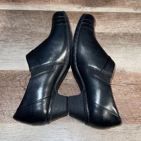 Rockport Cobb Hill Abbott Womens Leather Round Toe Pump Heels Black Size 6.5