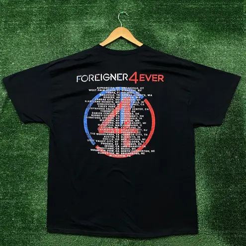 Foreigner Since 1977 4 Ever Rock Band Oversized T-Shirt Size 1X