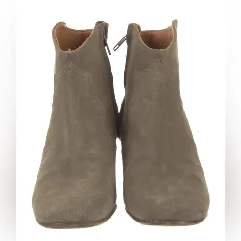 Isabel Marant Tan Dicker Suede Low western Cowboy Boots sz FR 37