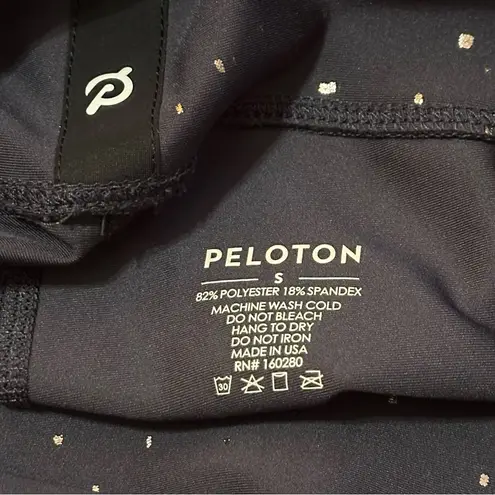 Peloton Women’s Size S Navy Blue Sparkle High Rise Leggings