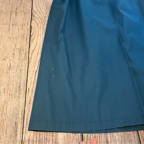 London Fog Vtg 70s Women’s 6P Blue Trench Coat USA Removable Lining Petite Belt