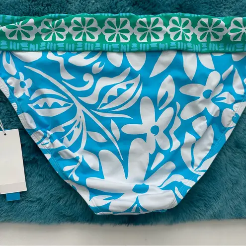 Bleu Rod Beattie Fold Over Banded Hipster Bikini Bottom Size 12