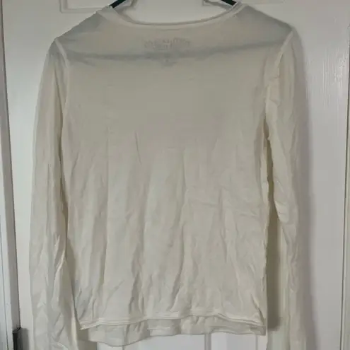 Thin polo jeans co. 100% cotton top size medium White