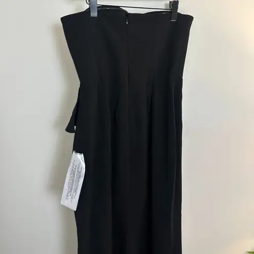Dress the Population Kai Strapless Gown in Black Size Large