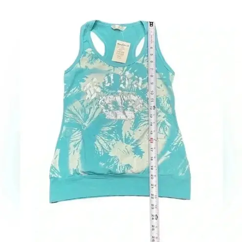Buckle Vintage  Tank Women’s Blue Silver ‘Royal’ Crown  Size Medium Y2K NWT‎