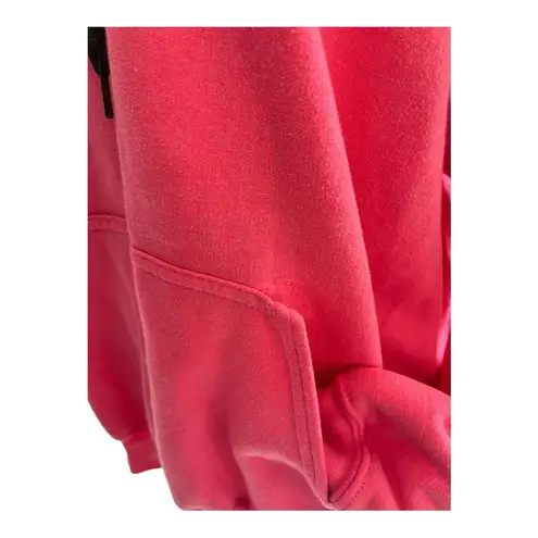 Mossy Oak Ladies Large Hoodie Pink w/ Camouflage Hood Liner & Pockets Sz Large