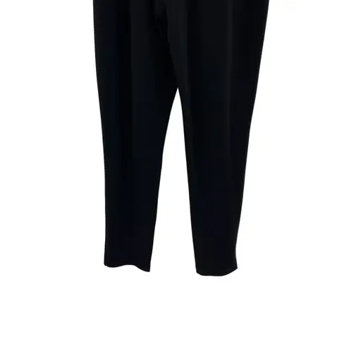 Cinq a Sept Shana Jersey Pants Drapey Front Stretch Black Size Small