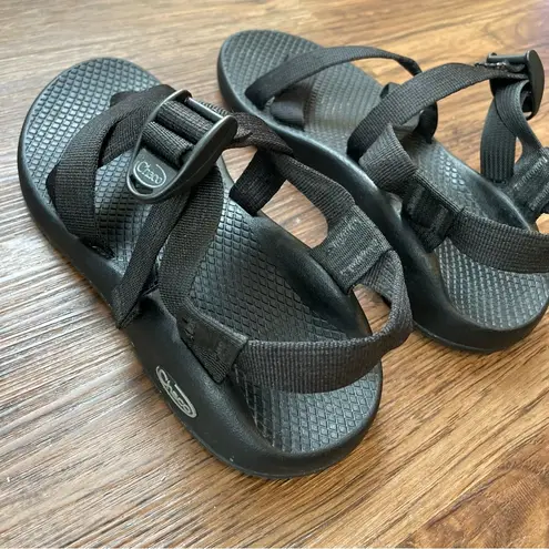 Chacos Chaco Z Cloud Black Strappy Sandals Womens Sz 7 Outdoor Hiking Comfort