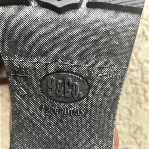 Nine & Co. 9&Co Made in Italy Brown Leather Lace-Up Shoes