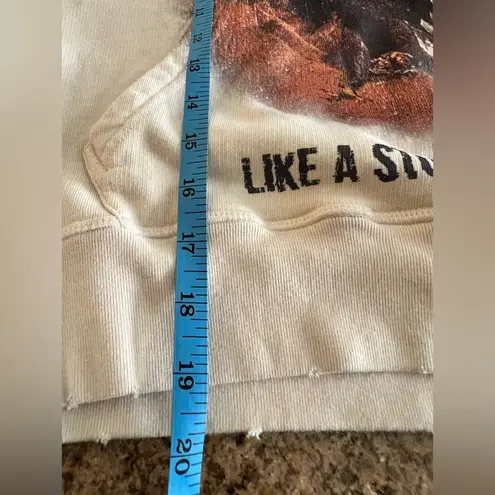 The Kooples Cream 100% Cotton Eagle Print
Hoodie Size FR 0/ US XS NWT