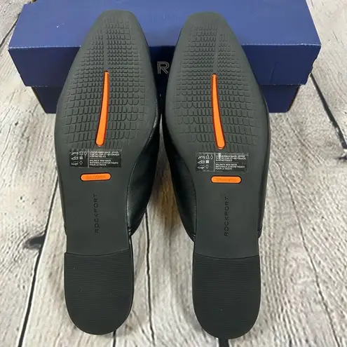 Rockport Women’s Total Motion Laylani Loafer Slides Mules Flats Black 9.5M NEW Size 9.5