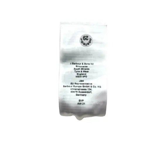 Barbour Rosefiled Knit Wool Blend Sweater In Whisper White Plaid Size US 14