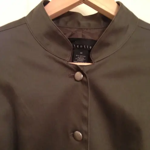 Attention Lightweight Dark Gray Button Down Jacket