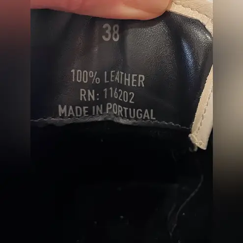 Zadig & Voltaire Women’s Blaze Stylish White Leather Sneakers Size 7.5 (38)