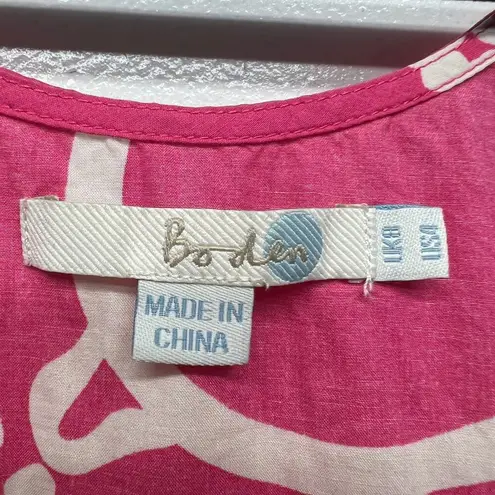 Y2K Vintage Boden Womens Tank Top 4 Beaded Fairy Cottagecore Barbiecore Beachy Pink