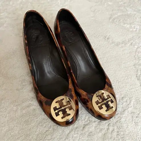 Tory Burch  Sally Leopard Print Wedges - Image 2