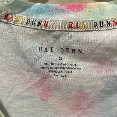 Rae Dunn Be Kind Rainbow Tie Dye Muscle Tank Top Women’s Size XL