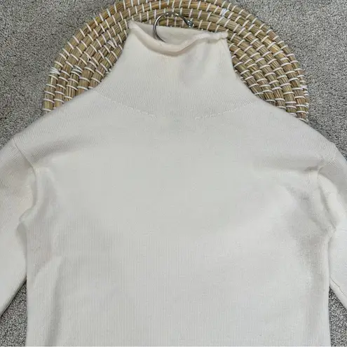 Wilfred Aritzia Merino Wool Cyprie Sweater Mockneck Longsleeve Light Birch XXS