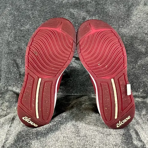 Clove Classic Comfort Nurse Shoes Women 7 Royal Maroon Style CL010 Red