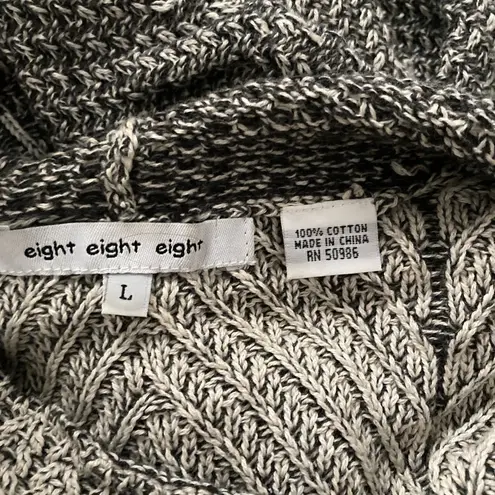 eight eight eight cowl neck tunic sweater L