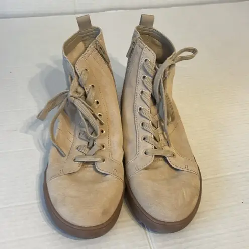 Naturalizer Women’s Morrison Hi Water-Repellent Neutral Suede size 7.5W =