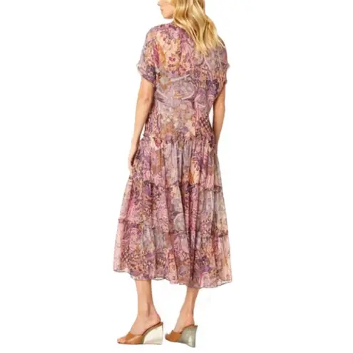 MISA Los Angeles NWT Ilya boho paisley Tapestry Printed Long Midi Dress sz Med