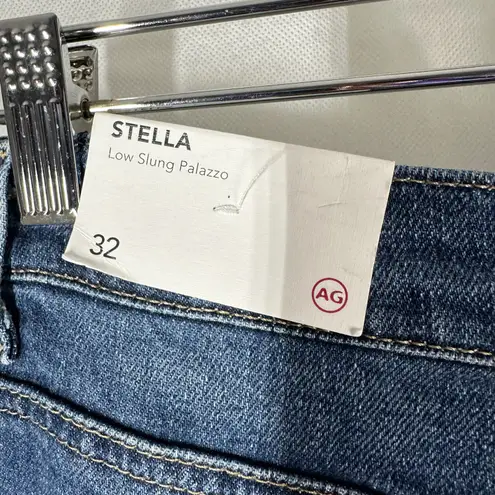 AG Adriano Goldschmied Stella Long Slung Palazzo Wide Leg Jeans Size 32 Blue