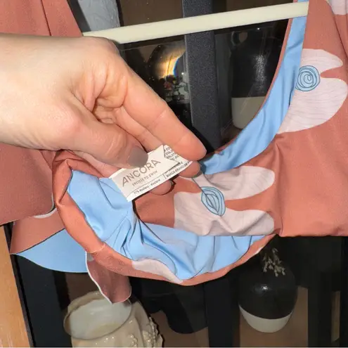 Anchora swim bikini Top The Ocean Muse ruffles la costa collection Orange