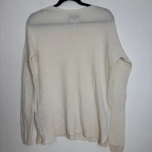 Sears Canada Cashmere Cream 100% Cashmere Crew Neck Long Sleeve Sweater M 8 10 Size undefined