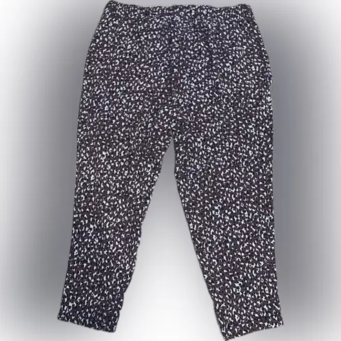 Torrid Mauve Leopard Pull-On Taper Stretch Crepe High Rise Lightweight Pant 2X - Image 8