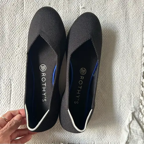 Rothy's Black Flats Sleek and Versatile Size 7.5