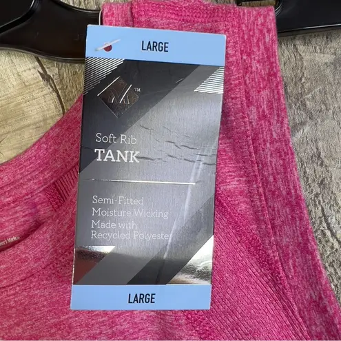 Members Mark Size Large Soft Rib Tank Semi-Fitted Moisture Wicking Top i…