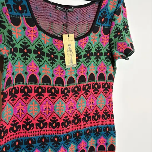 Peruvian Connection NWT  colorful Tinghir midi dress thumbnail 2